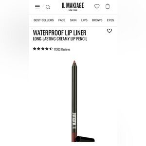 NWT IL MAKIAGE Waterproof Lipliner, Antique Pink Matte Finish - Full Size